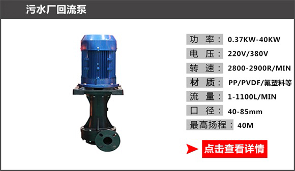 污水厂回流泵 污水厂回流泵