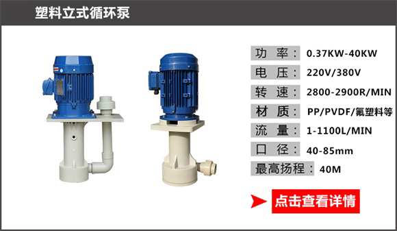 塑料立式循环泵 塑料立式循环泵